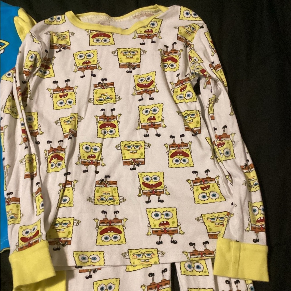 SpongeBob SquarePants Kids Pajama Set - Bundle of 2 - Picture 5 of 7